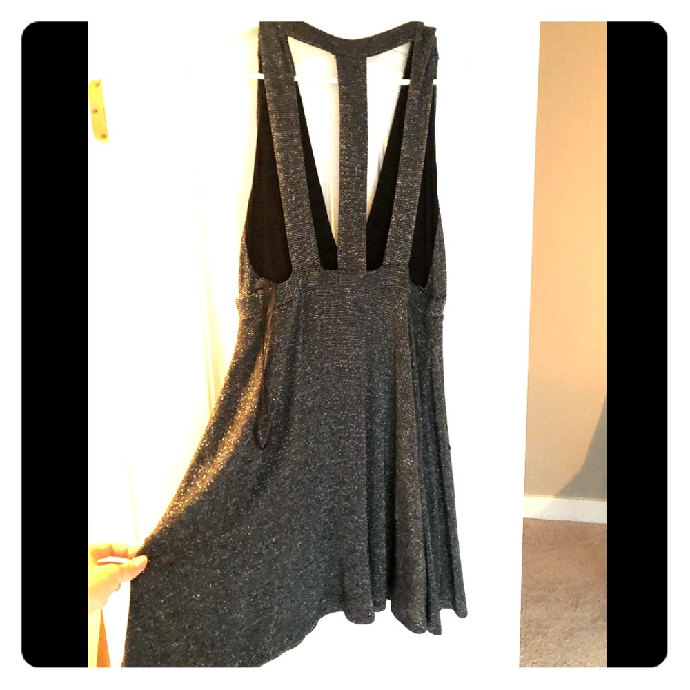 Black, cutout mini dress from Free People.